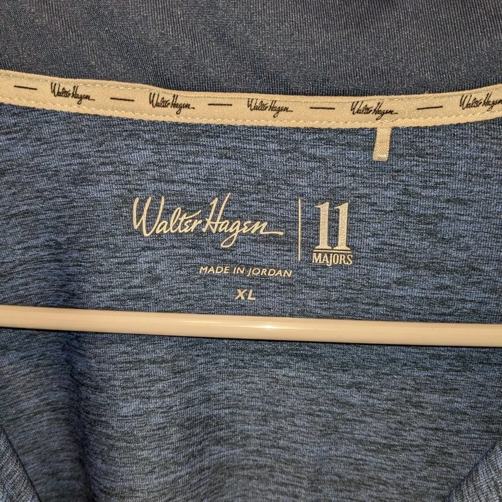 Walter Hagen 1/4 zip Blue Golf Pullover - Picture 2 of 4
